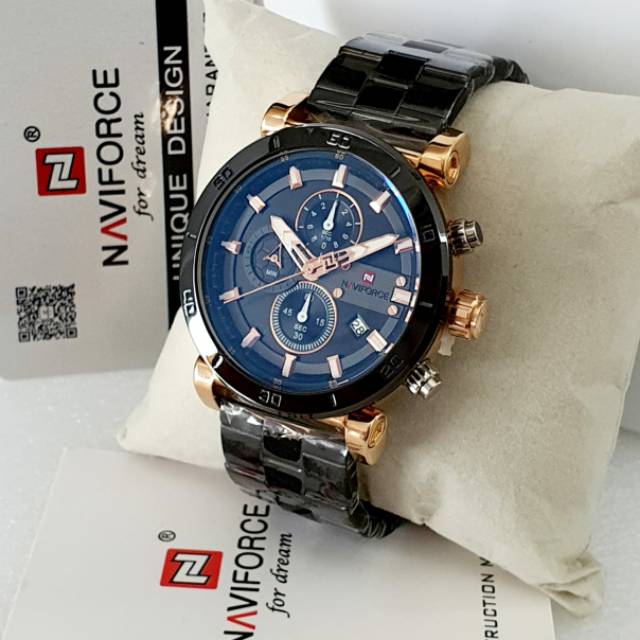 Jam Tangan Naviforce Original Rantai