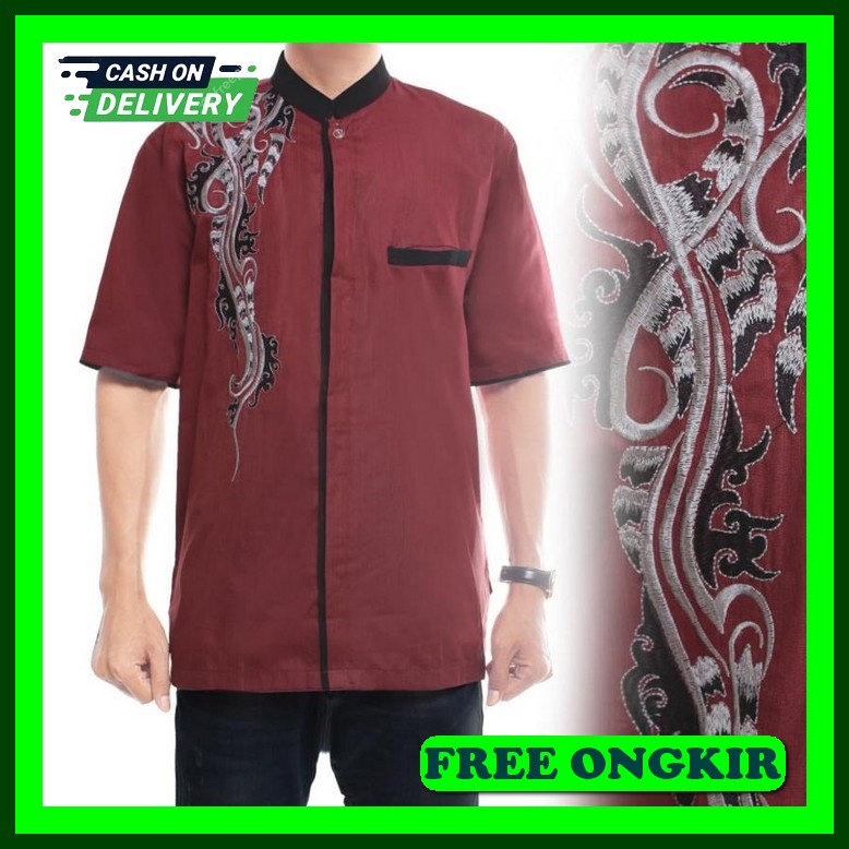 Baju Koko Pria Dewasa Murah Bju Lebaran Remaja Termurah Atasan Kemeja Casual Bsju Cowok Remaja Bj Co
