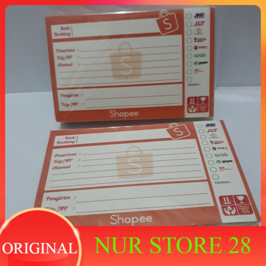 

stiker pengiriman online shop (100 lembar) /stiker label pengiriman olshop shopee