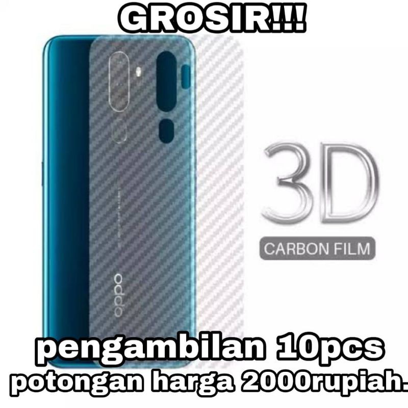 ( GROSIR 1.000  ) SKIN CARBON ALLBRAND IPHONE/OPPO/VIVO/REALME/REDMI/SAMSUNG