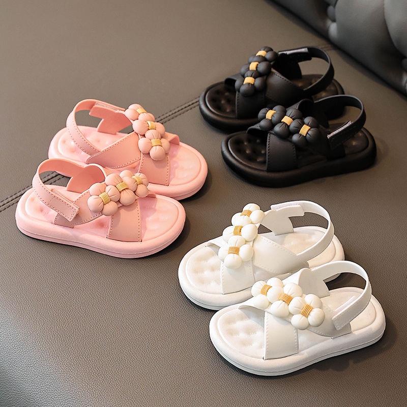 Ifans Sandal Anak Jelly ELora Silang BUNGA Import / Sendal Anak Perempuan Karet Empuk / Sandal Tali Aanak Perekat Lucu