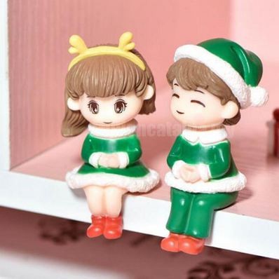 Miniature Lover Figures - Lovers Couple Figurines #21 (2pcs)