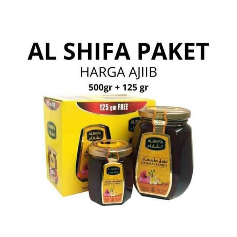 

MADU AL SHIFA PAKET 500GRAM FRE 125GRAM