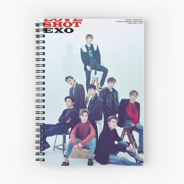 

Notebook EXO K-Pop Bebas Custom