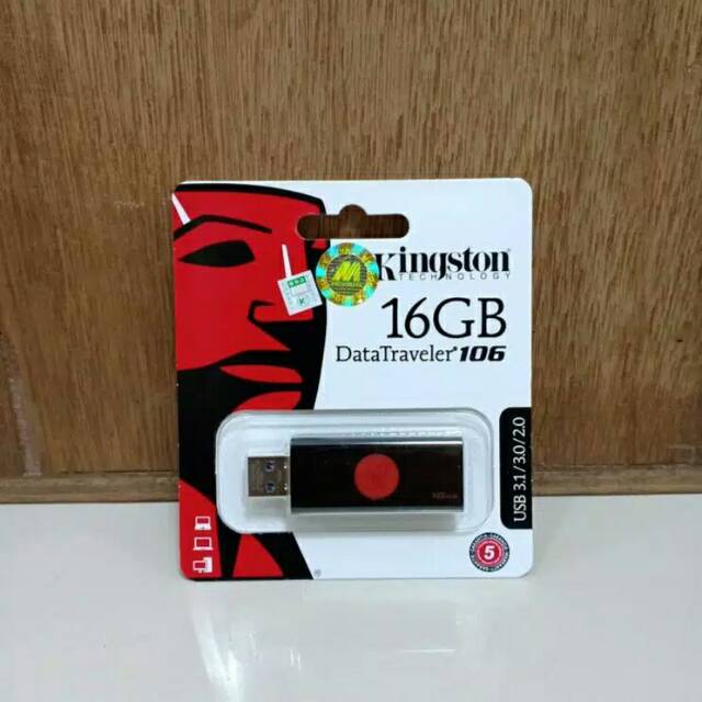Data traveler flashdisk kingston 16gb