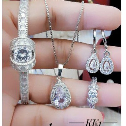 Xuping Silver Set Perhiasan Wanita 907