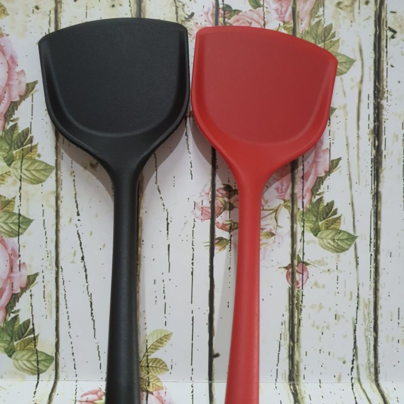 silicone cooking Long Turner 40cm / sodet masak tanpa sambungan