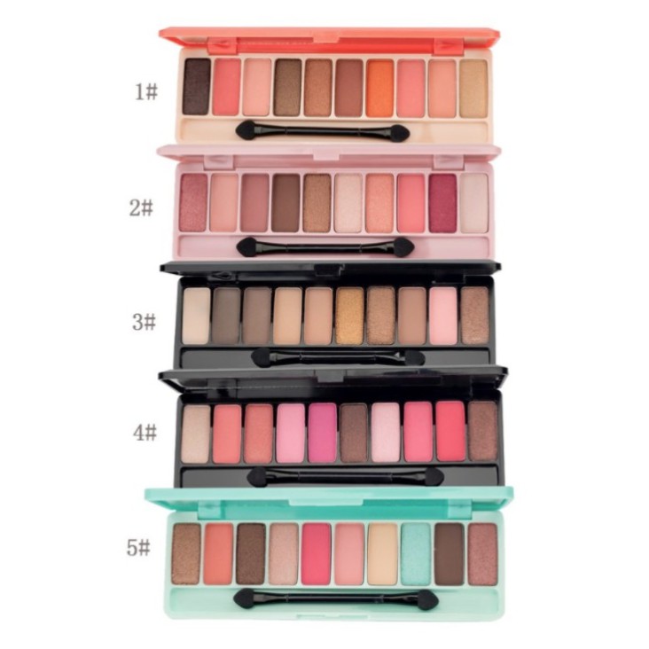 LAMEILA PLAY COLOR - Palet Eyeshadow 12 Warna Shimmer Tahan Lama Anti Air LA004 3596