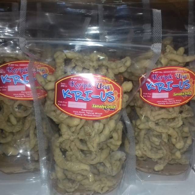 

Kripik usus enak gurih 200gr Rp 15.000