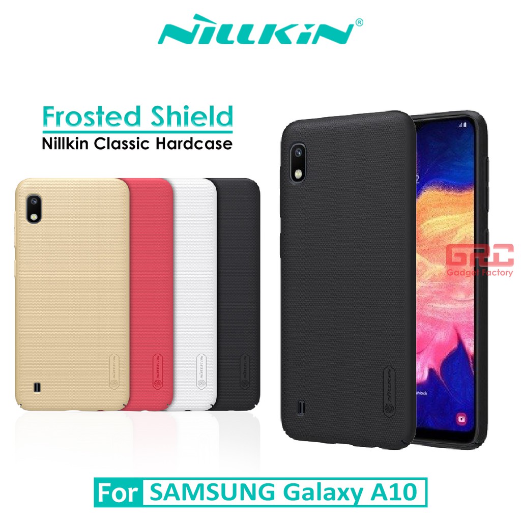 Hard Case SAMSUNG Galaxy A10 Nillkin Frosted Shield Casing Original