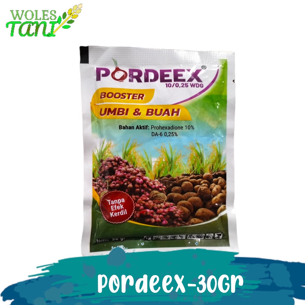 Pordeex 30 Gram ZPT Pembesar Umbi Bawang Merah Pordex 30 Gram Prodex 30 Gram