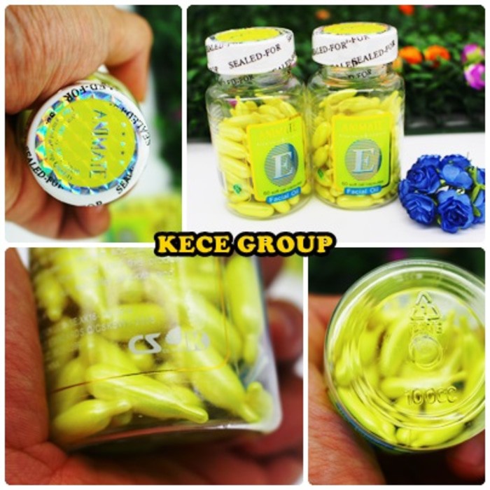 [ASLI ORIGINAL]  Animate USA Softgel/Animate facial oil/Animate serum/Vitamin Animate/Vitamin E