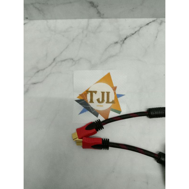 KABEL HDMI 1.5 METER - KABEL HDMI TO HDMI 1.5METER 1080P V1.43D HQ HIGH QUALITY / KABEL HDMI JARING 1.5METER / HDMI JARING 1.5METER