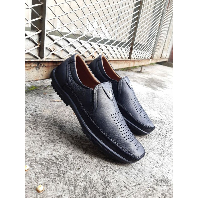 100% ORIGINAL PLAYBOY SEPATU PANTOFEL KULIT KERJA PRIA MURAH FORMAL KANTOR DINAS