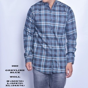 Kemeja flannel abu levi's