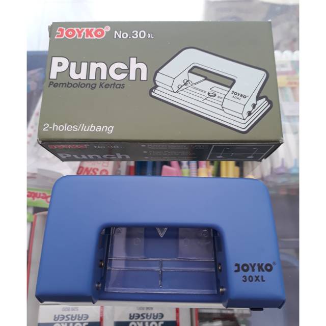 

Punch / pelubang / plong kertas 2 lubang / perforator joyko