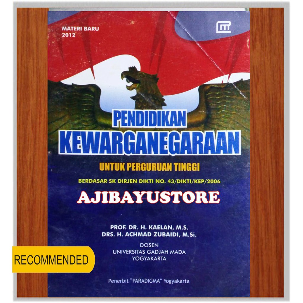 Buku pendidikan pancasila dari ristekdikti