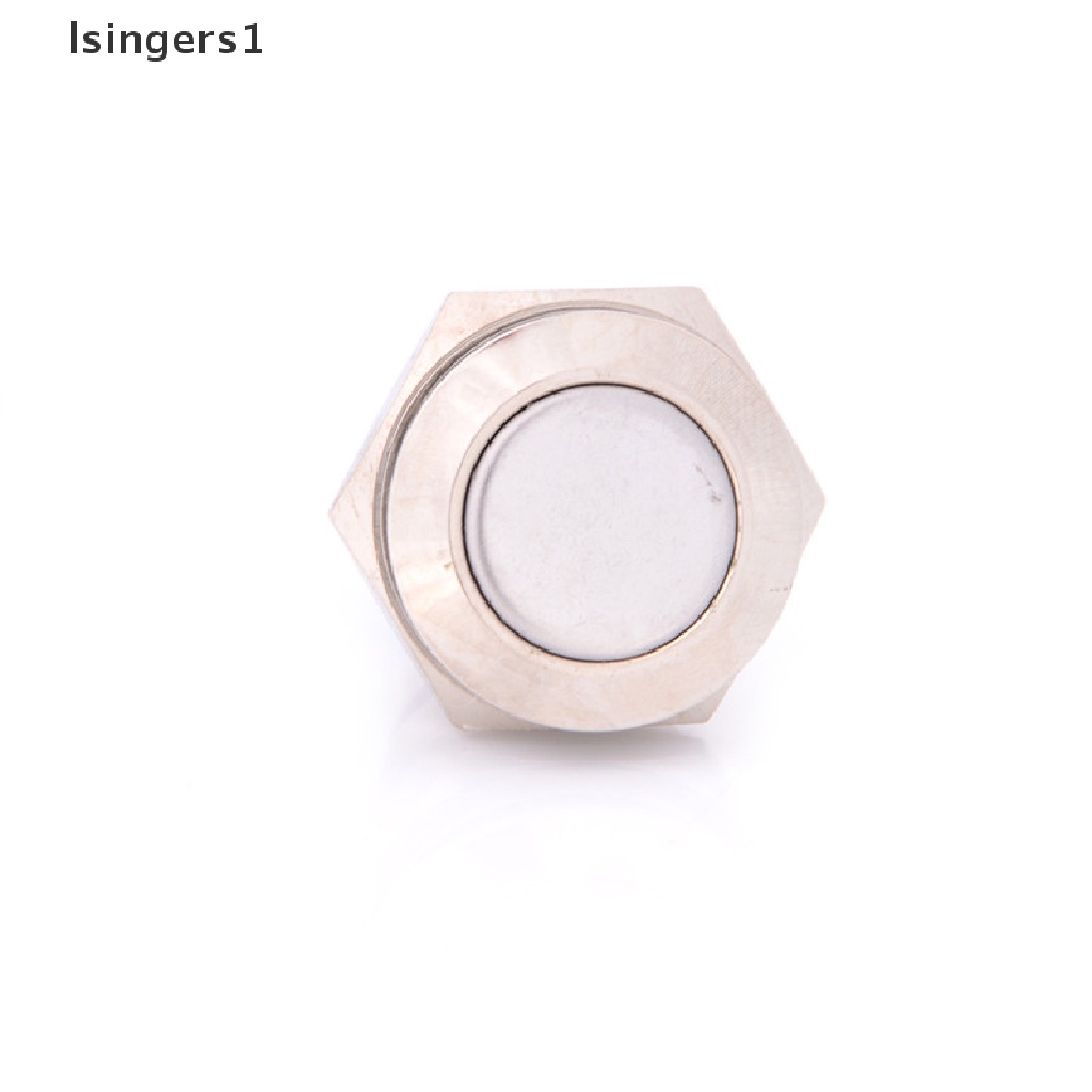 (lsingers1) Saklar Tombol Tekan ON / OFF 16mm Anti Air Bahan Metal Untuk Klakson Mobil