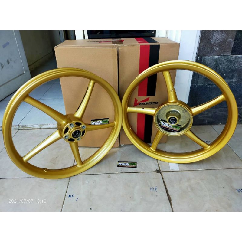 Velg Rossi Jupiter model rcb 160 - 185 R17 Depan Belakang