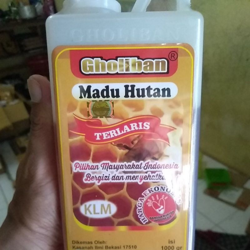 

Gholiban Madu Hutan Kalimantan 1kg Kemasan baru EMBOSS