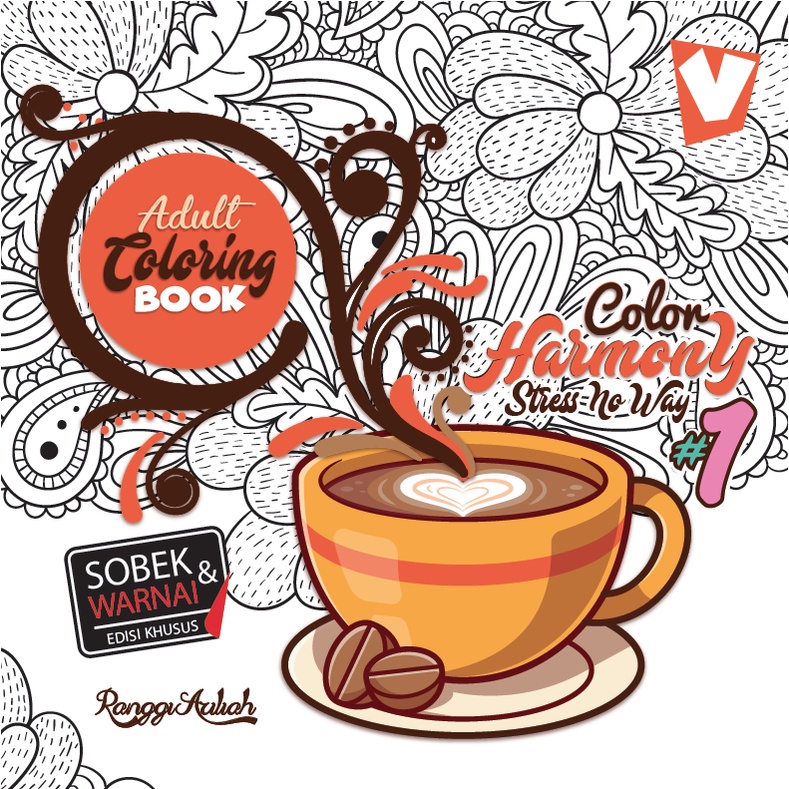 Buku Mewarnai Dewasa - Adult Coloring Book - Coloring Book for Adult - Art Hobby - Color Harmony
