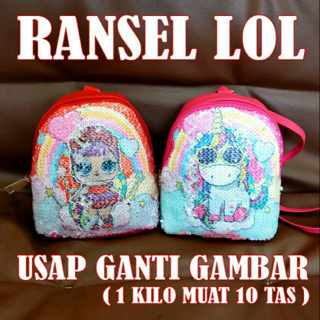 MBELLASHOP - 6609 - TAS ANAK IMPORT - TAS BATAM - TAS LOL SUPRISE UNICORN PONY