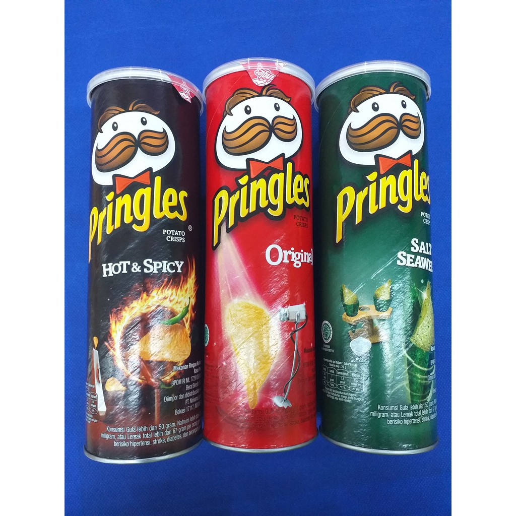 

Pringles Potato Crips Original & Hot Spicy & Salt Seaweed 107gr