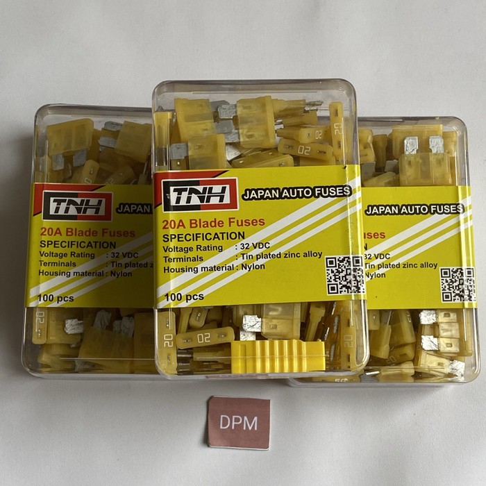 FUSE DX BIG-SEKRING TUSUK BESAR 20A NYLON ANTI PANAS FUSE BLADE JEPANG