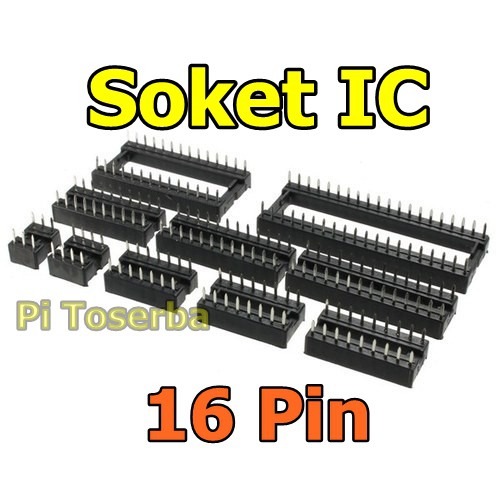 Soket IC 16 pin 2x8 Socket