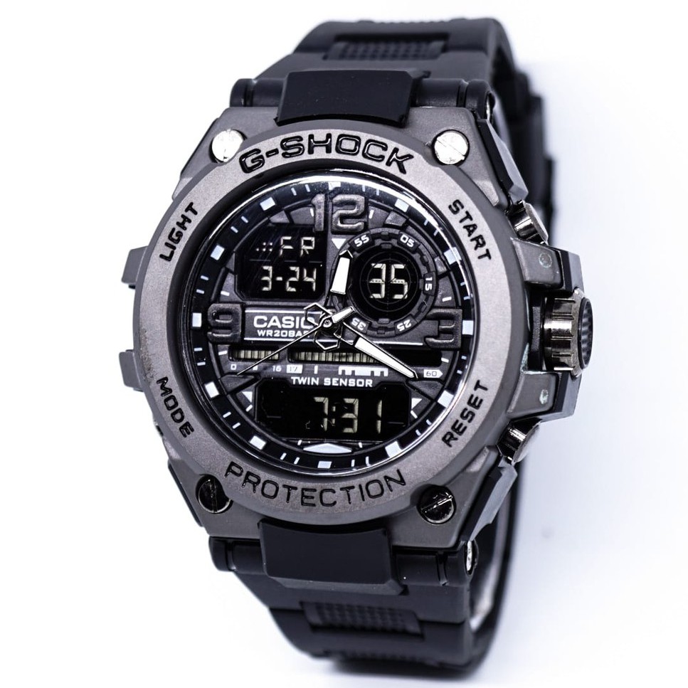 Jam Tangan Pria - GSHOCK GS-2395 RUBBER/ KEPALA BESI - 1