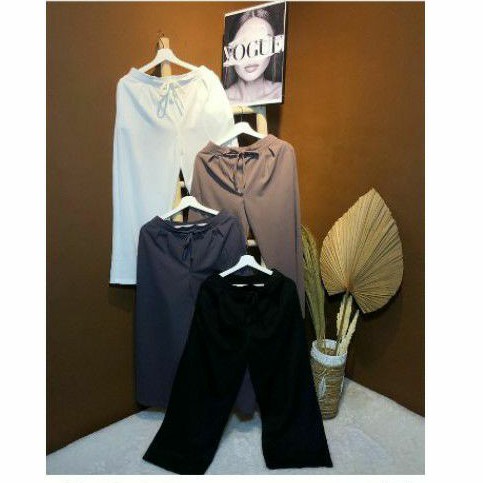 Gumi Kulot / scuba premium series / celana culot / celana scuba wanita.