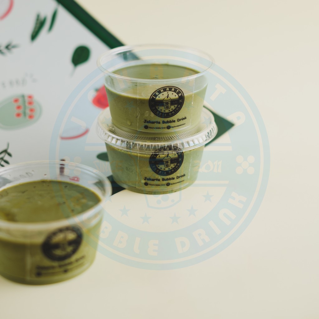 Silky Pudding GREEN TEA -  Silky Bubuk Powder  | Jakarta Bubble Drink