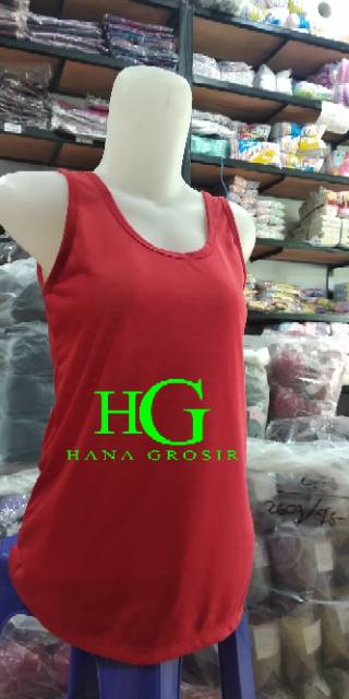 [ ECER ] TENK TOP ATAU SINGLET WANITA TALI BSR SINVIO