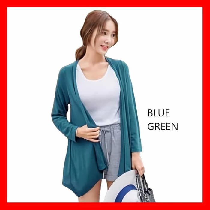 Outerwear Cardigan Fashion Wanita Baju Kaos Lengan Panjang Atasan Long Cardigan Rajut Wanita Fit Shopee Indonesia