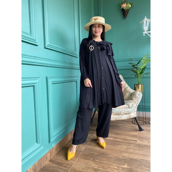 ONE SET TUNIK POLOS RAYOn TWILL PREMIUM