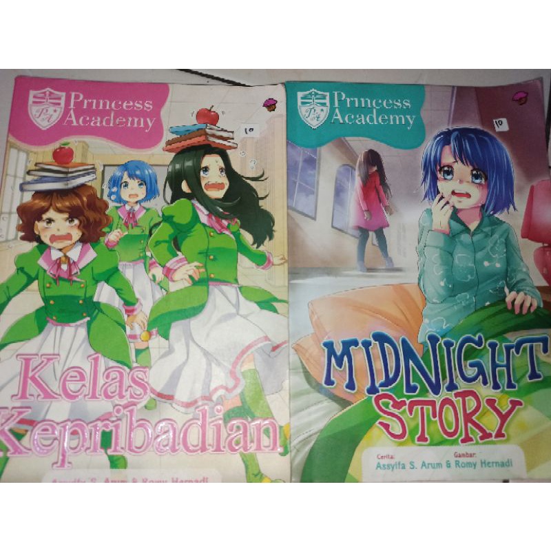 Buku KOMIK anak - Princess Academy (preloved)