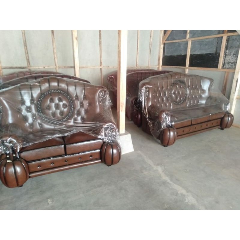 SOFA JAGUAR MATARAHI JUMBO WOSH 321 + MEJA / SOFA CHASTERFIELD / SOFA MINIMALIS / SOFA RETRO