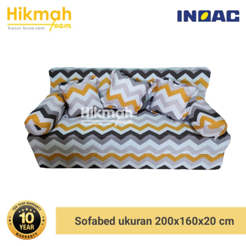 Sofabed inoac ukuran 200x160x20 cm Inoac D23 original