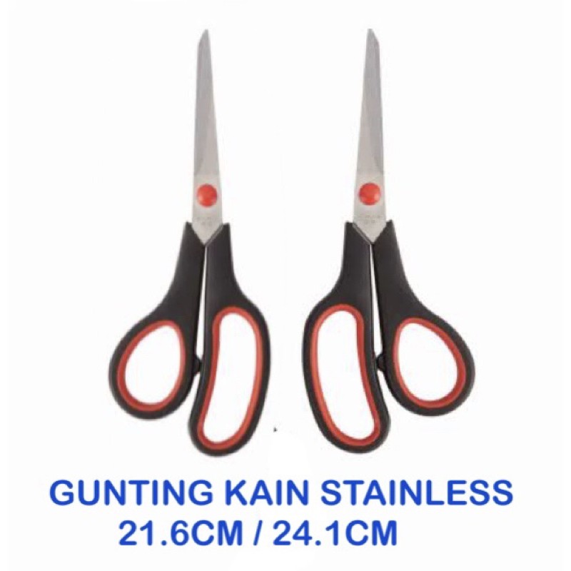 Gunting Potong Bahan Stainless Steel Scissors