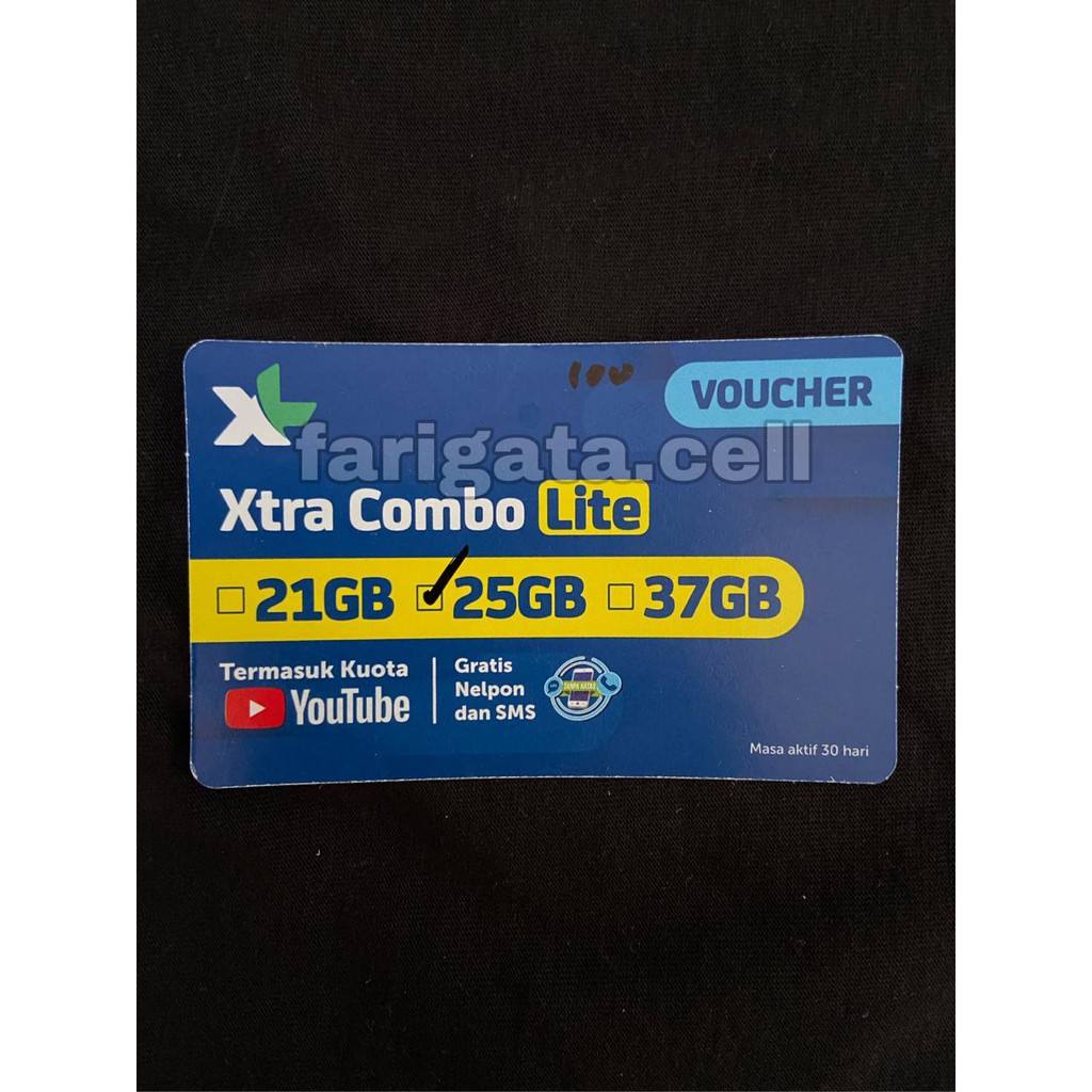 PROMO ISI ULANG/INJECT INTERNET VOUCHER XL 8+ UNLIMITED TURBO HYBRID  XTRA COMBO LITE