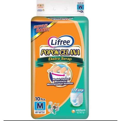 Lifree Popok Celana EXTRA Serap M 10