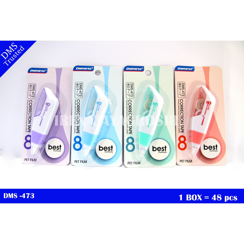 

Correction tape / tip x roll mini 8 meter / tipe x pita / Daimarse dms-473 Best