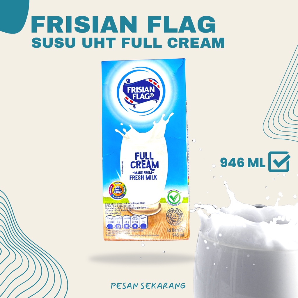 

Frisian Flag UHT Full Cream 950ML