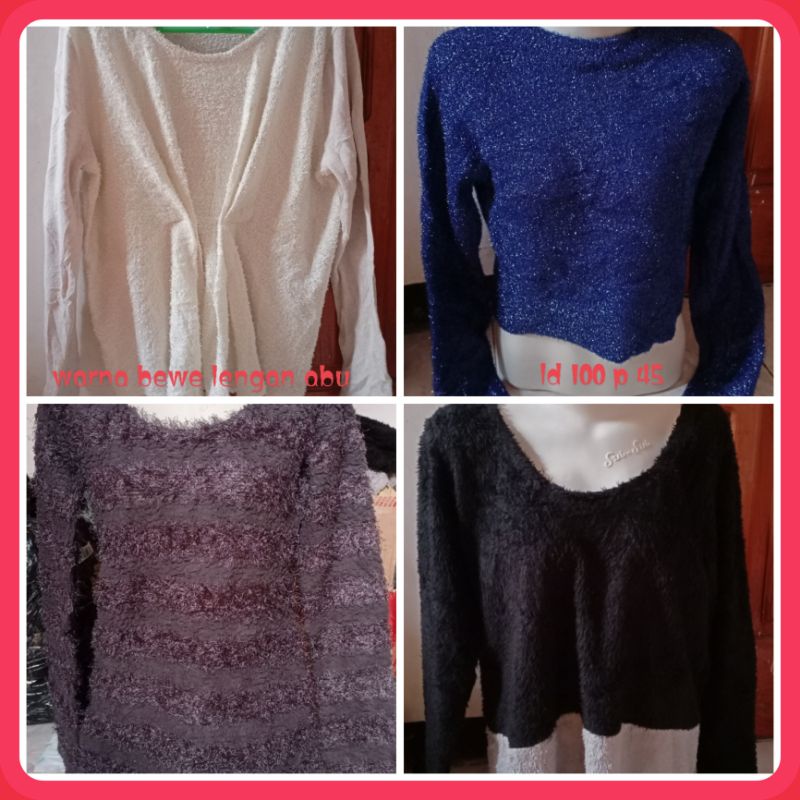 sweater bulu bulu