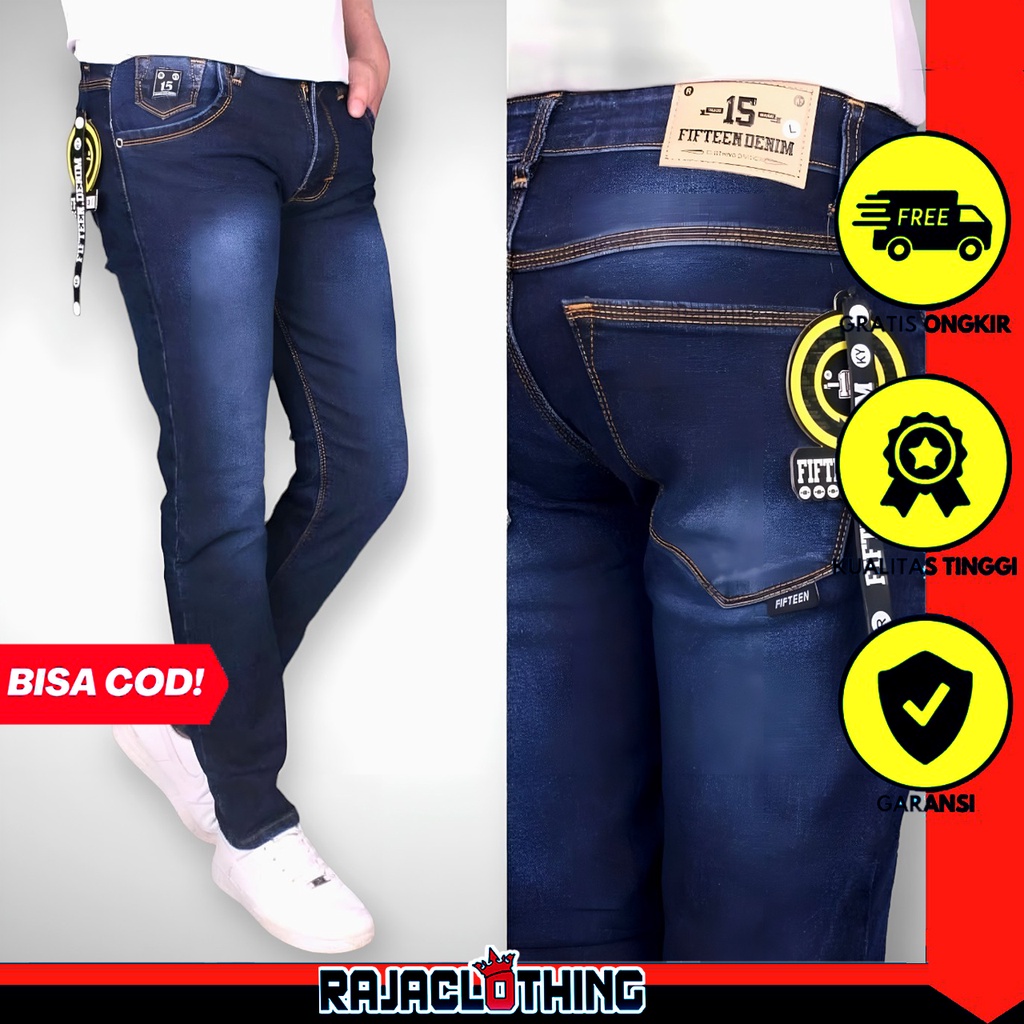 RCL - Celana Jeans Pria Celana Jeans Panjang Pria Terlaris Original Bandung FIFTY ONE DENIM Pakaian Pria