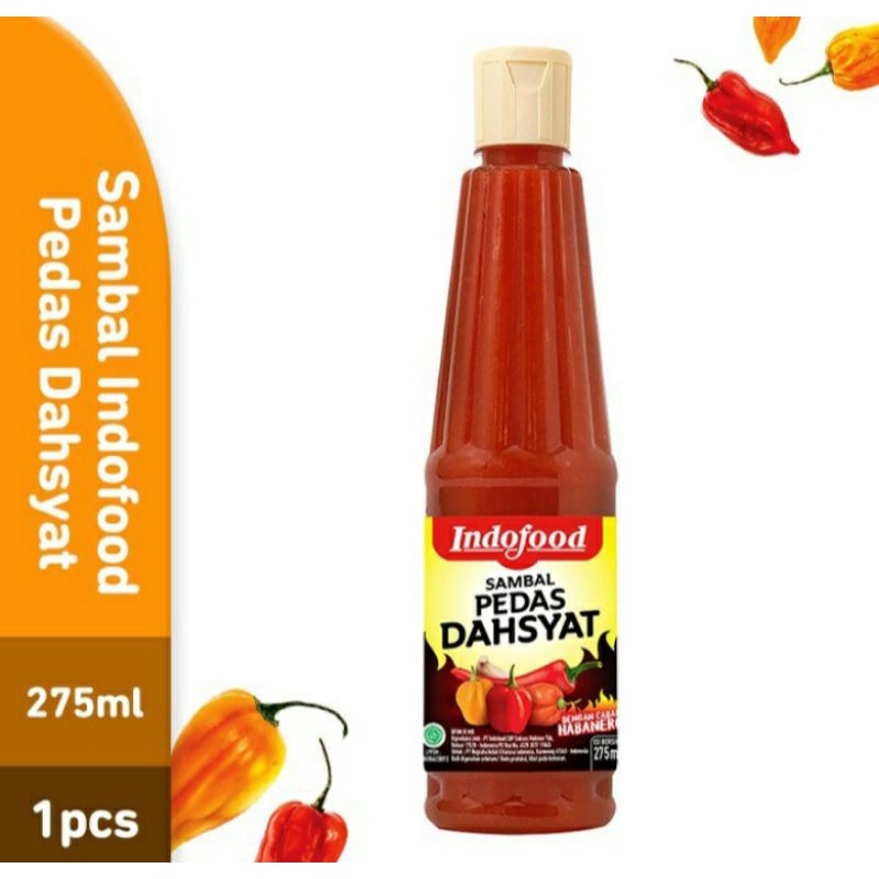

Sambal Indofood Pedas Dahsyat 275 ml