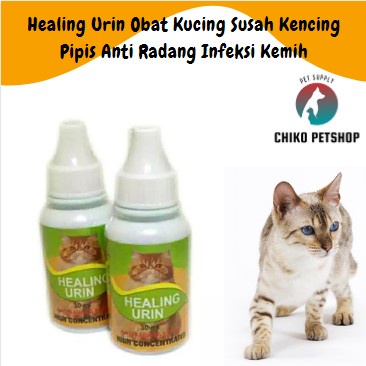 Healing Urin Obat Kucing Susah Kencing Pipis Anti Radang Infeksi Kemih 30ml