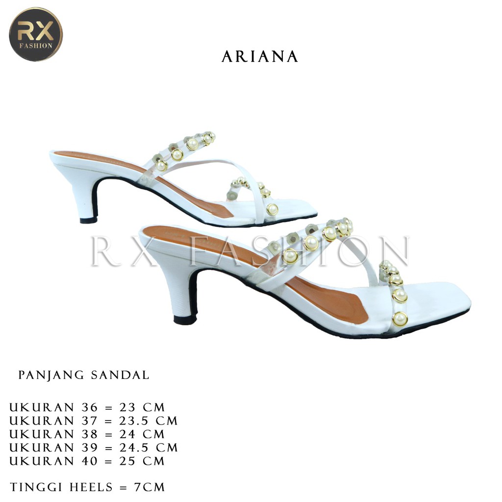 RX FASHION - SENDAL ARIANA HEELS IMPORT - FASHION SENDAL HAK WANITA ***GOOD QUALITY***