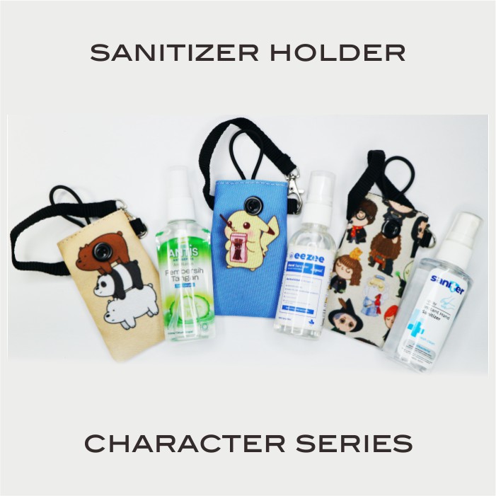 Gantungan Hand Sanitizer / Tempat Hand Sanitizer Gantungan Tas / Gantungan Sanitizer Karakter