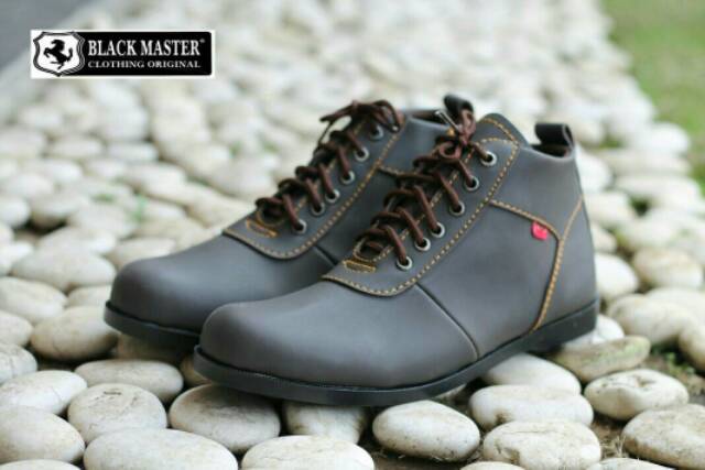 SEPATU BOOT KULIT MURAH ! BLACKMASTER BRODO ORIGINAL